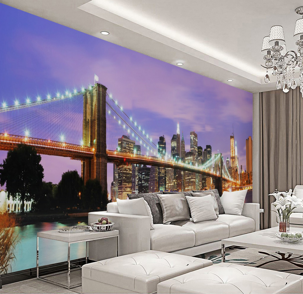 Fototapeta Wieczorna panorama Manhattanu