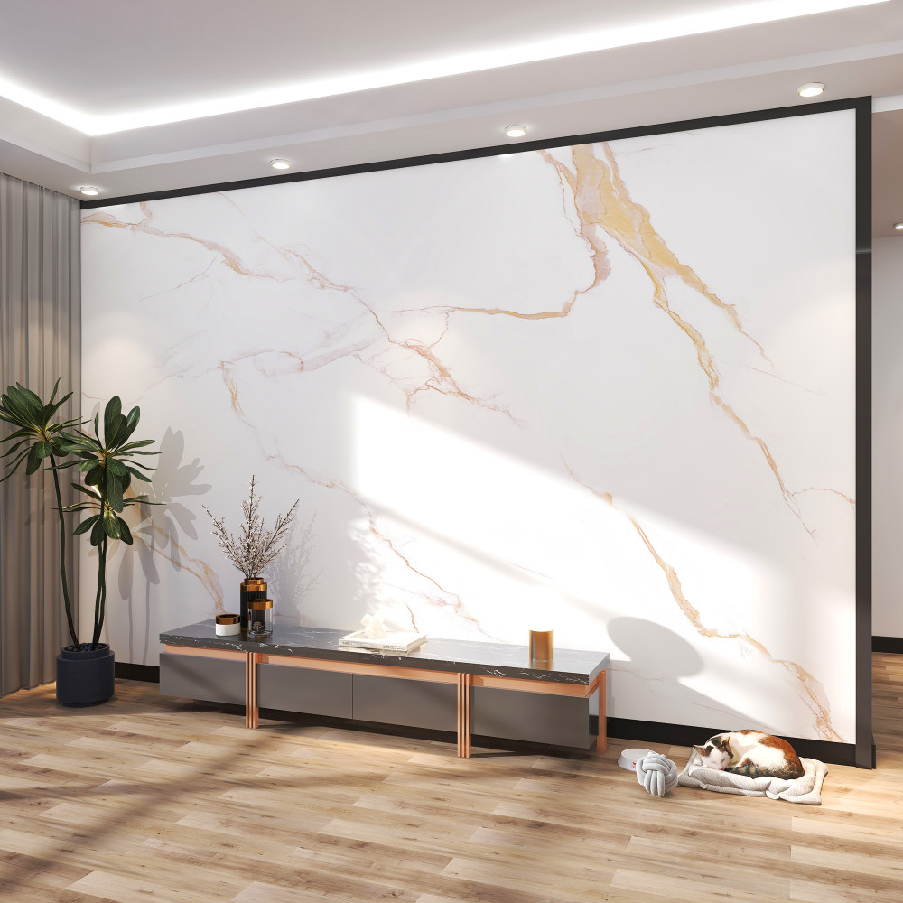 Fototapeta jasnobrązowe płytki porcelanowe