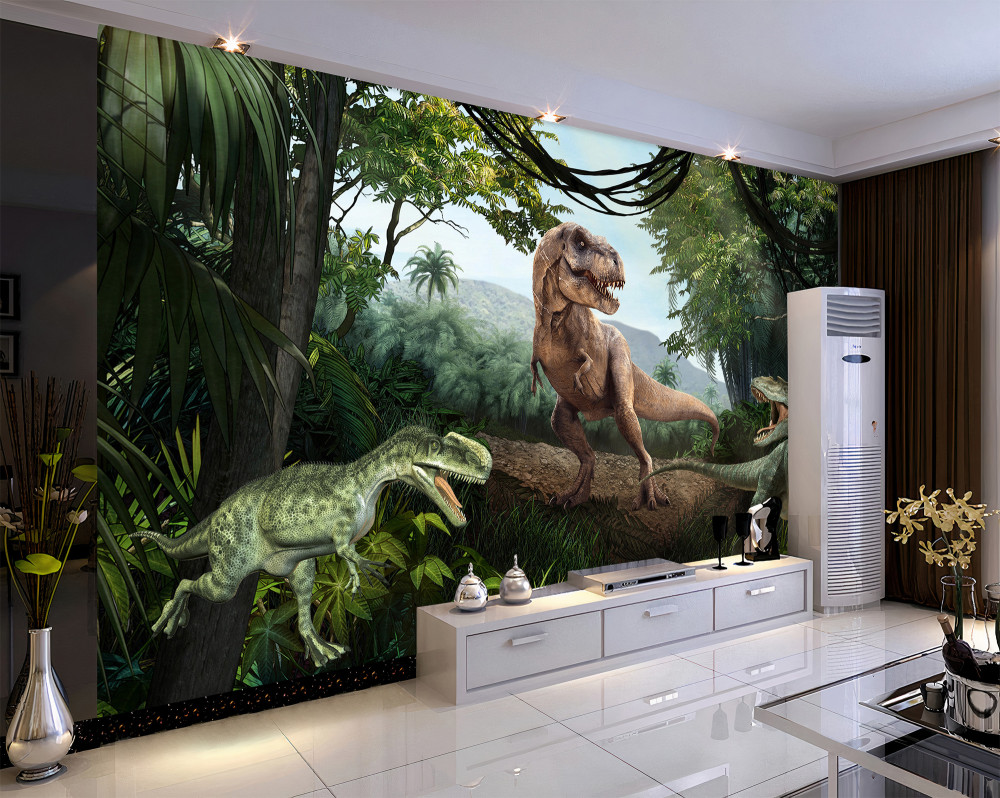 Fototapeta Wiek dinozaurów w tropikach