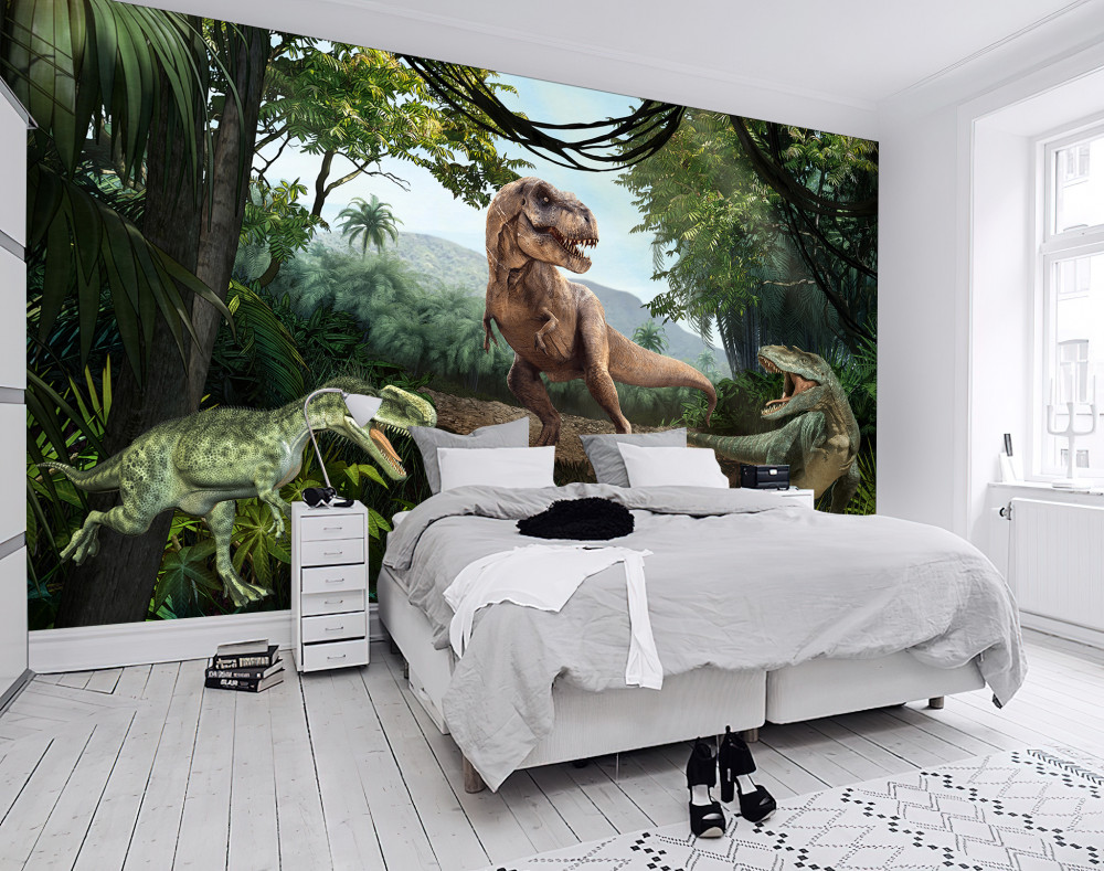 Fototapeta Wiek dinozaurów w tropikach