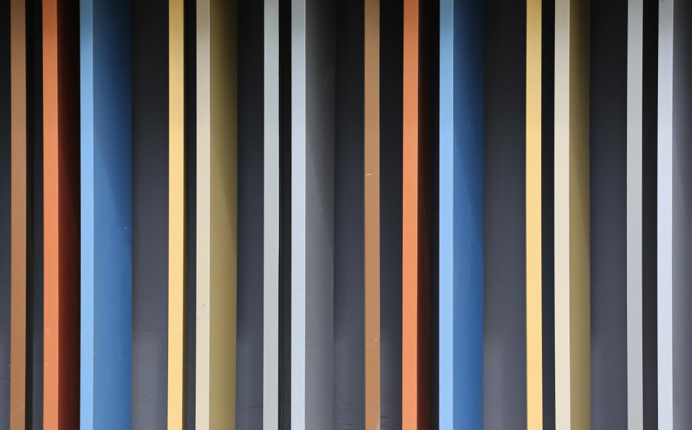 Fototapeta wyraźne pionowe kolorowe linie