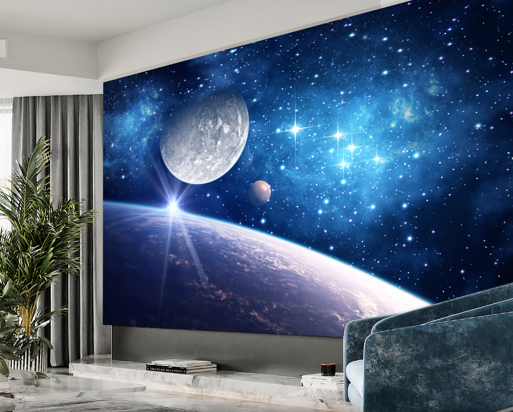 Fototapeta Przestrzeń kosmiczna, niebo i atmosfera
