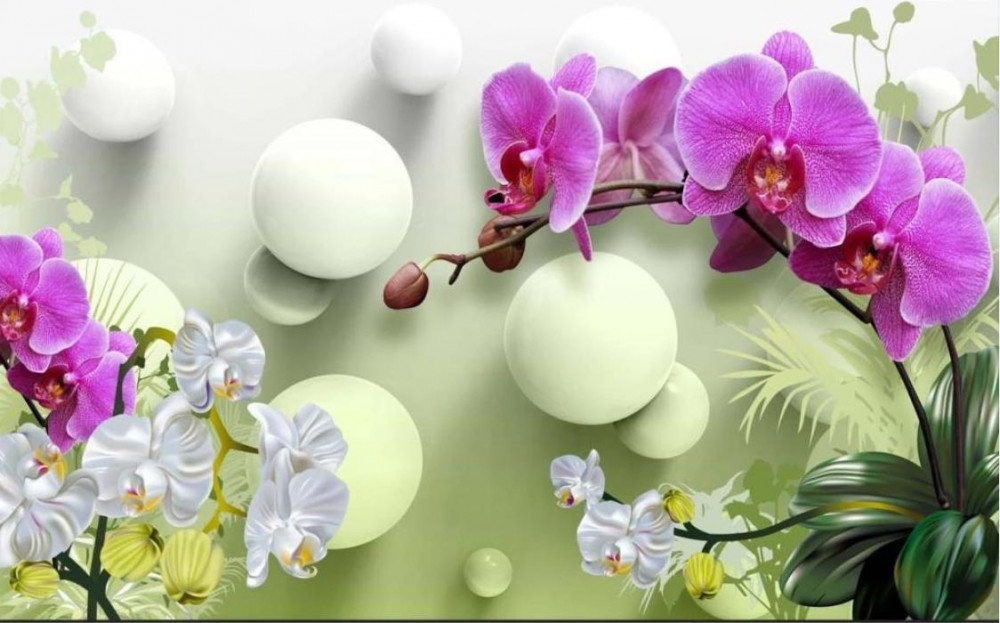 Fototapeta lilowa orchidea