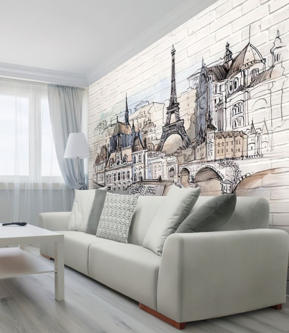 Fototapeta ceglane miasto