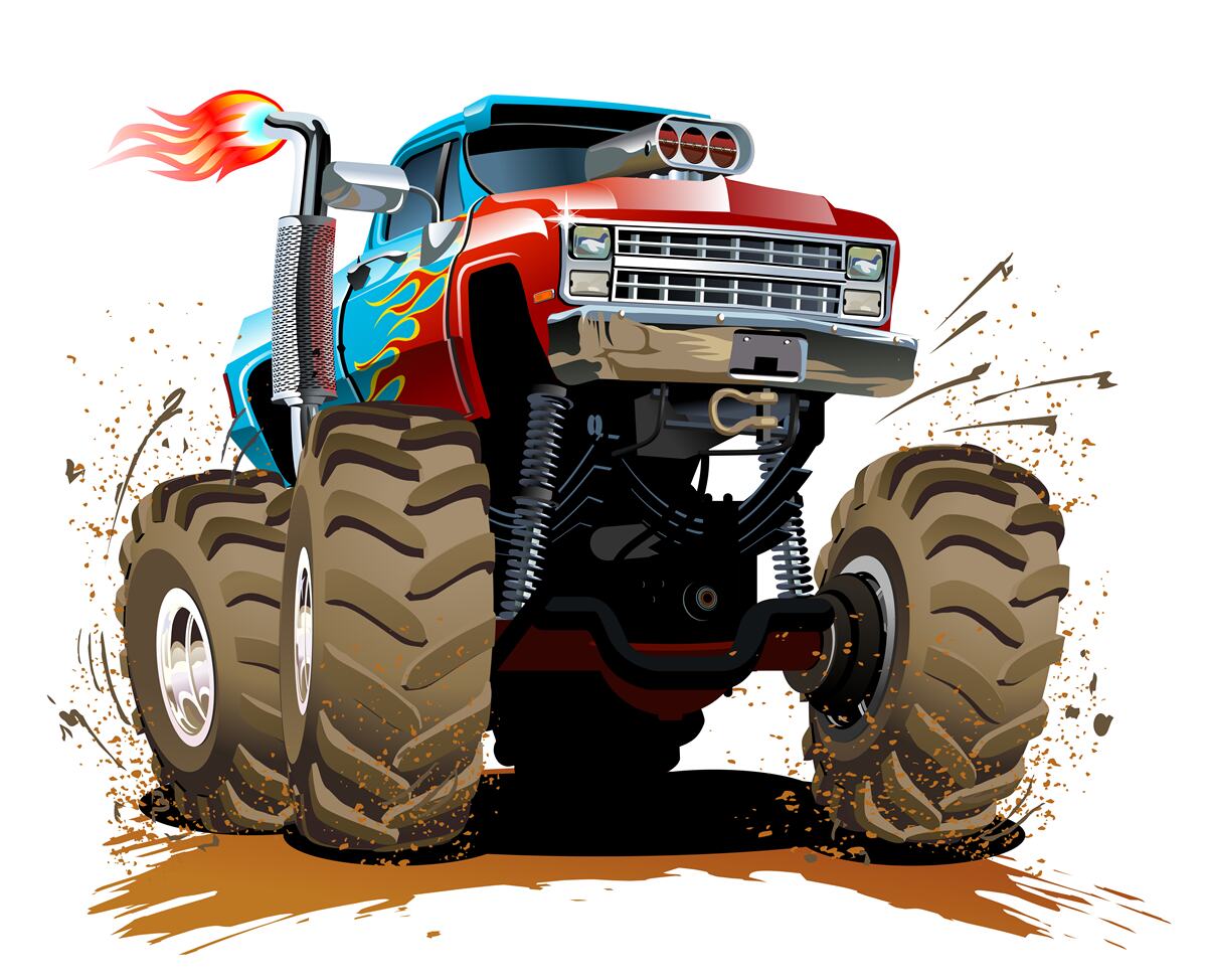 Fototapeta Pojazd lądowy, Monster Truck i pojazd