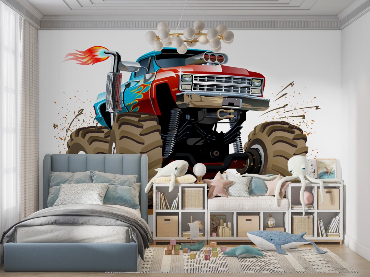 Fototapeta Pojazd lądowy, Monster Truck i pojazd