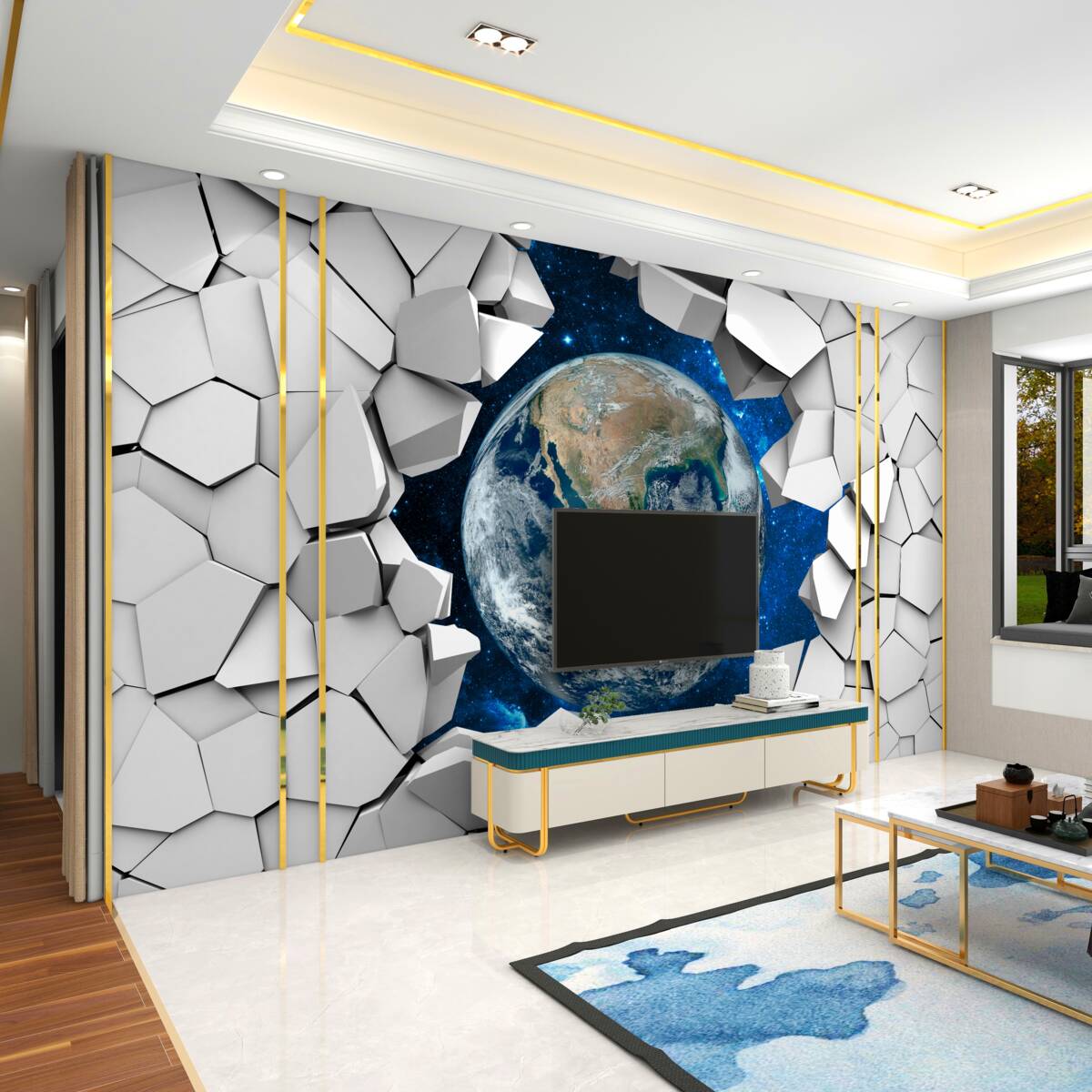 Fototapeta 3d Planeta Ziemia