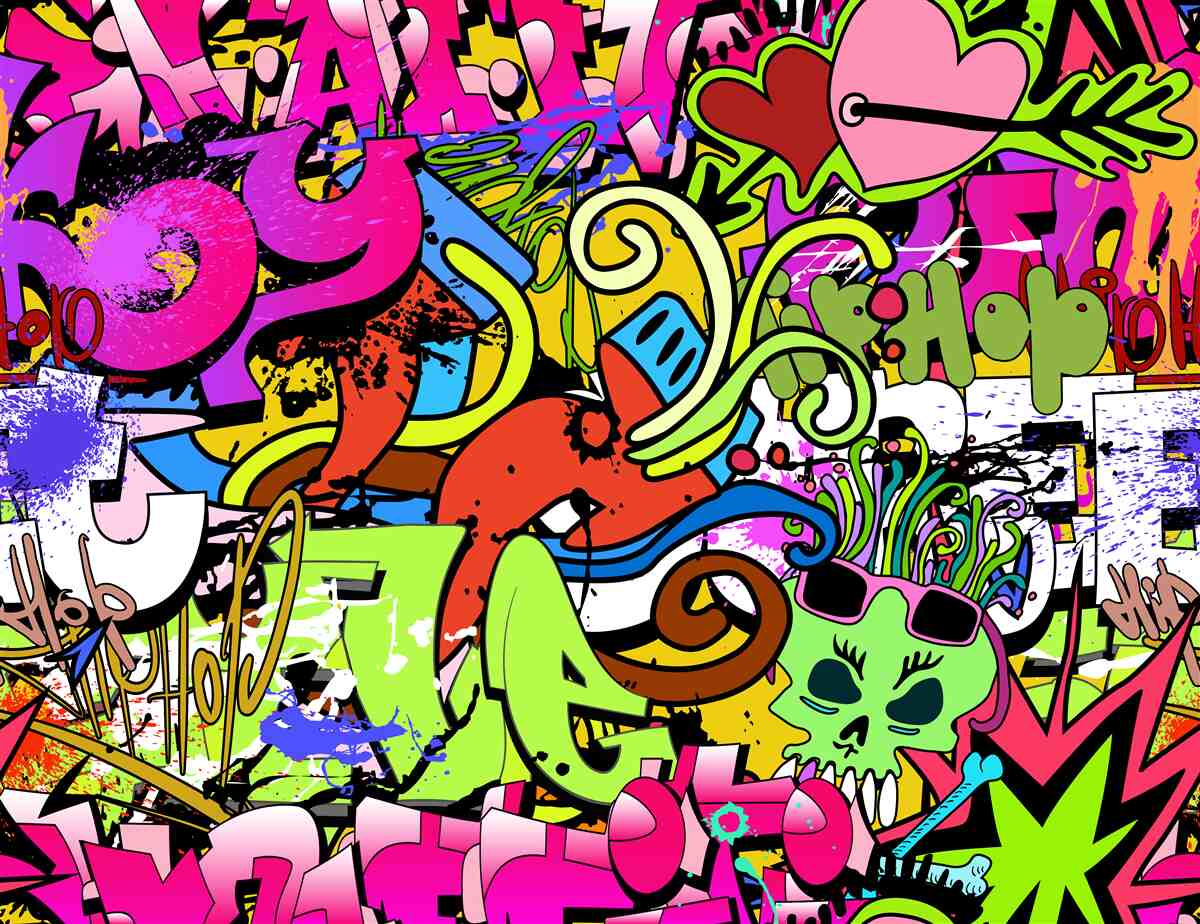 Fototapeta uliczne graffiti