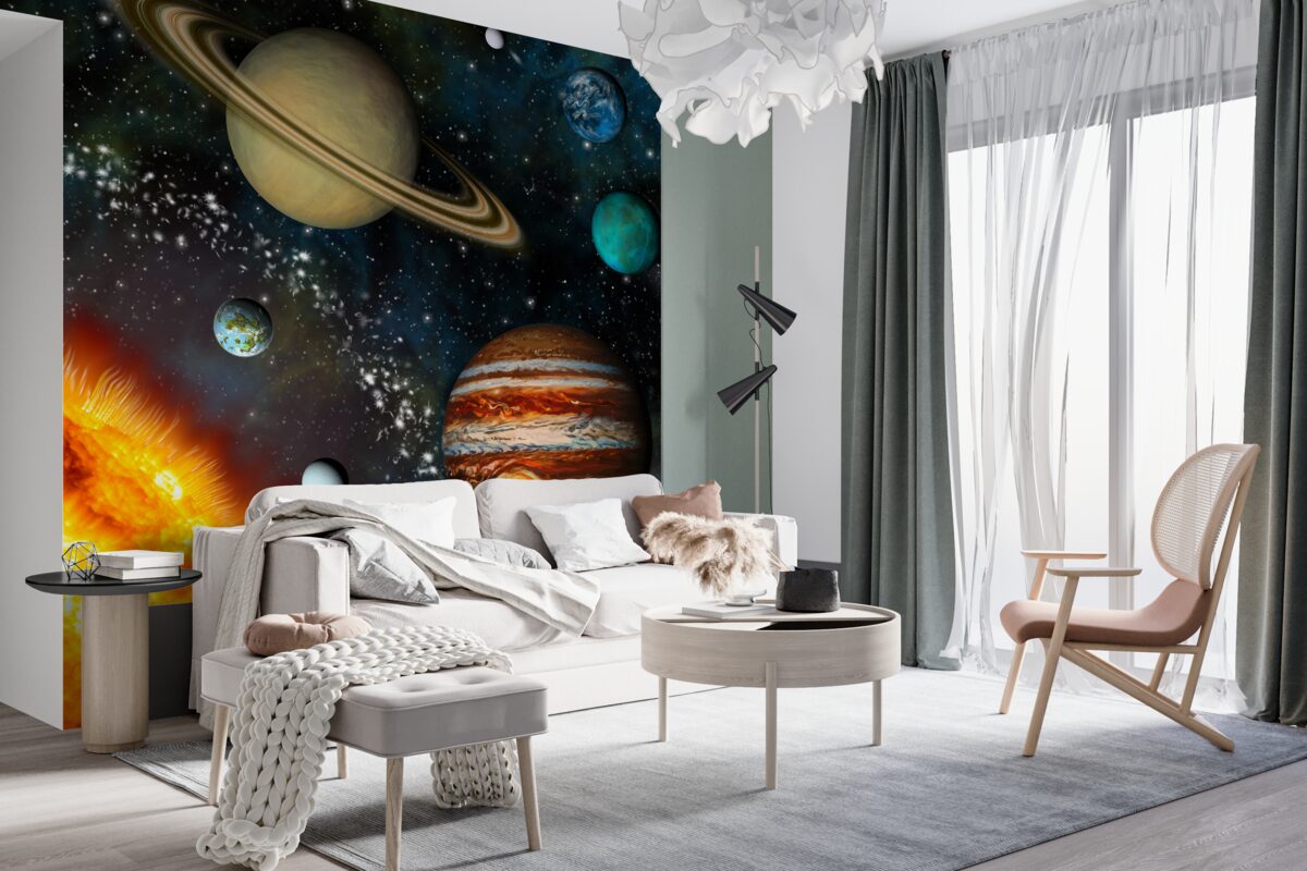 Fototapeta planety wokół słońca