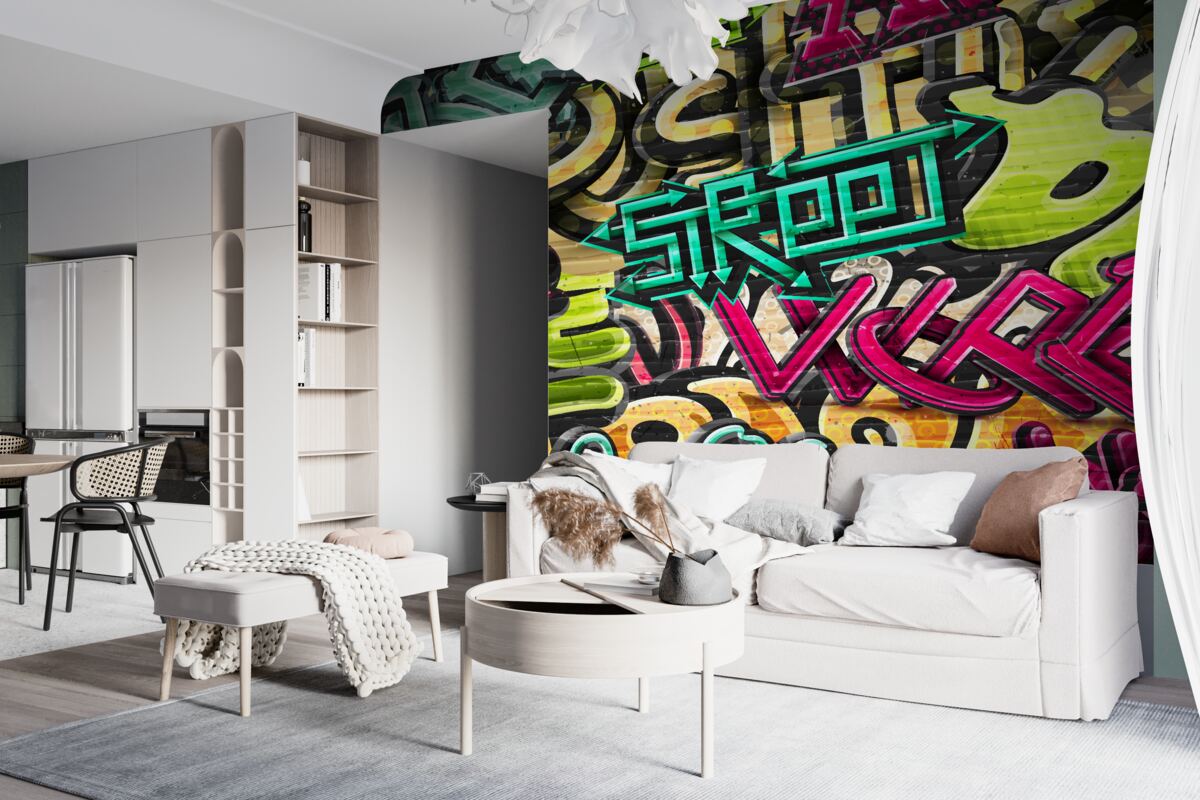 Fototapeta litery w stylu graffiti