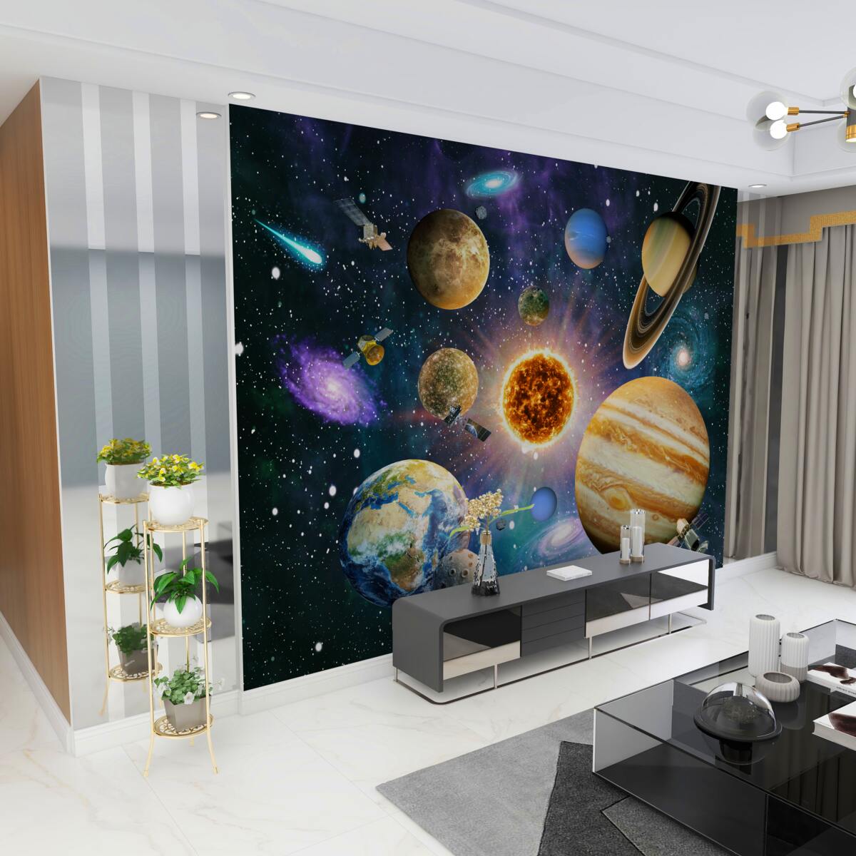 Fototapeta Różne kolorowe planety