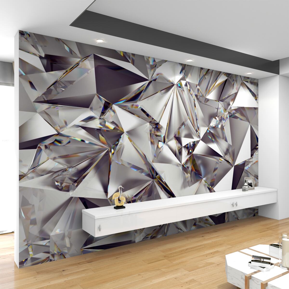 Fototapeta figury geometryczne w abstrakcji