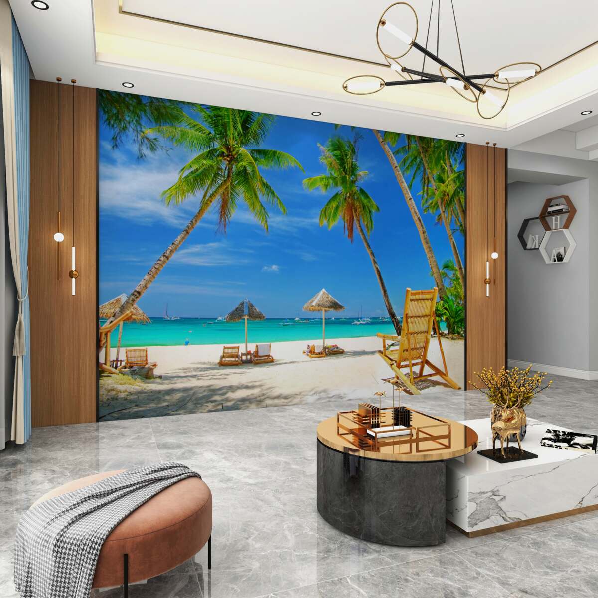 Fototapeta spokojny raj blisko plaży