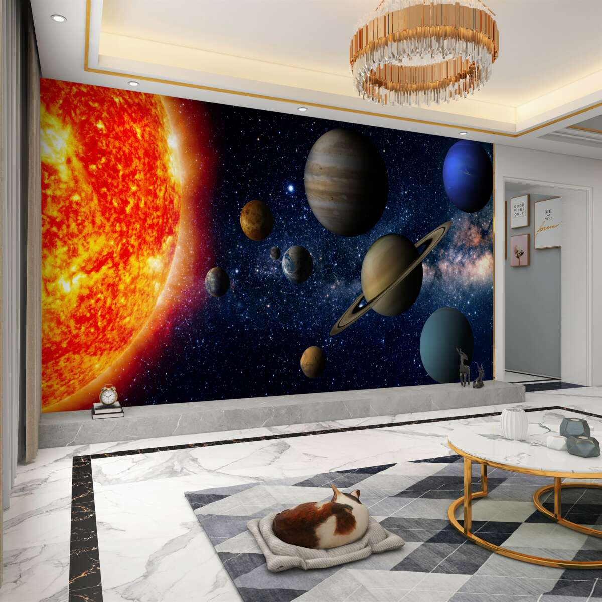 Fototapeta planety wokół słońca