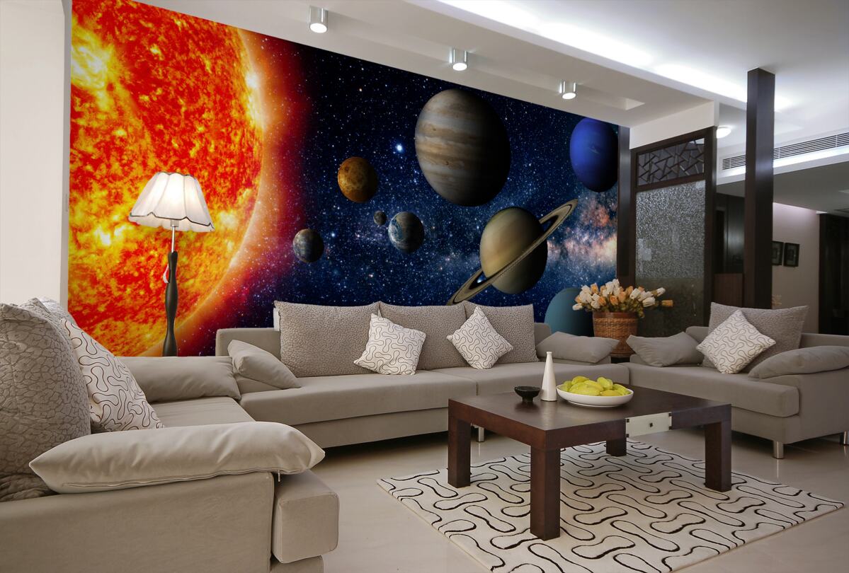 Fototapeta planety wokół słońca