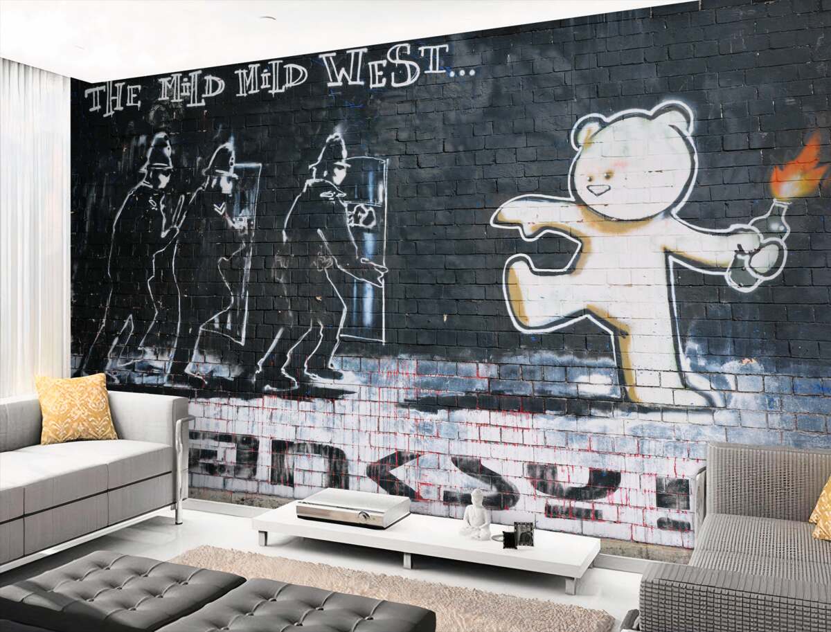 Fototapeta plakat wzywający do ruchu oporu