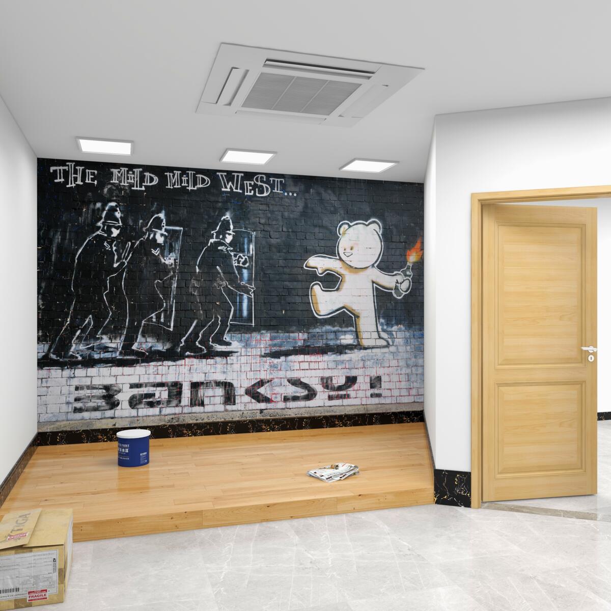 Fototapeta plakat wzywający do ruchu oporu