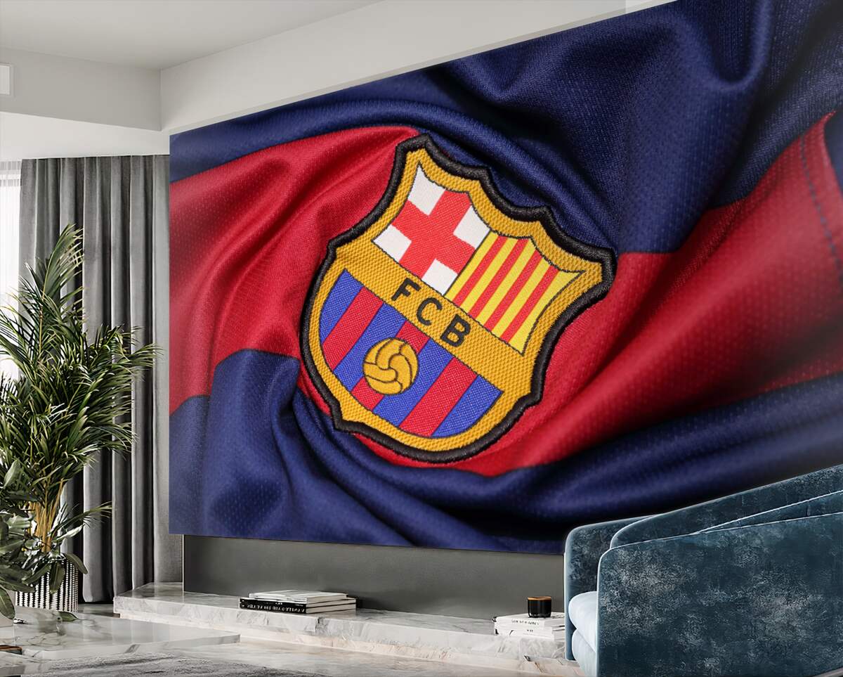 Fototapeta Symbole klubu piłkarskiego Barcelona