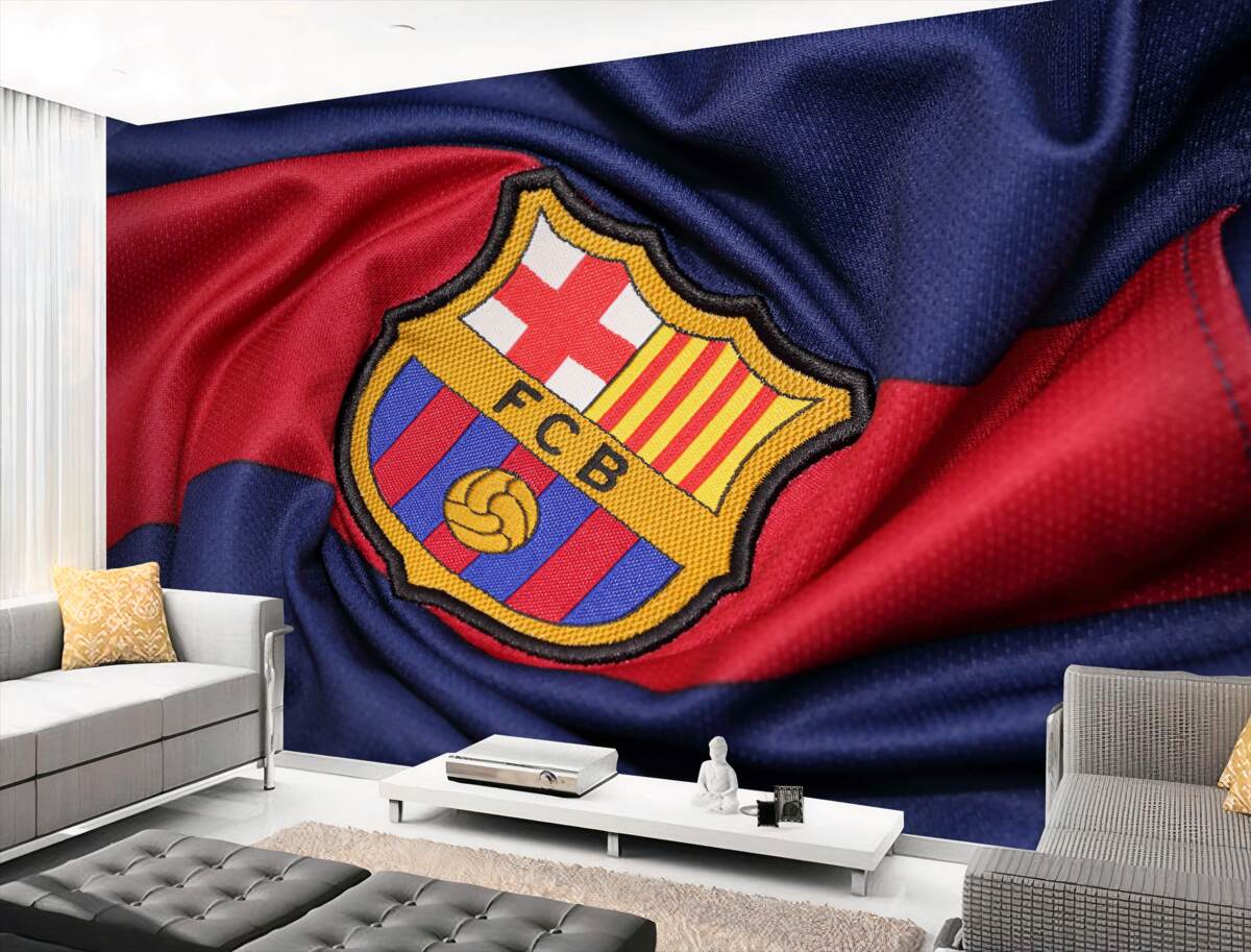 Fototapeta Symbole klubu piłkarskiego Barcelona