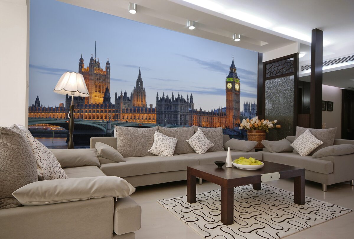 Fototapeta Big Ben i Parlament oświetlone