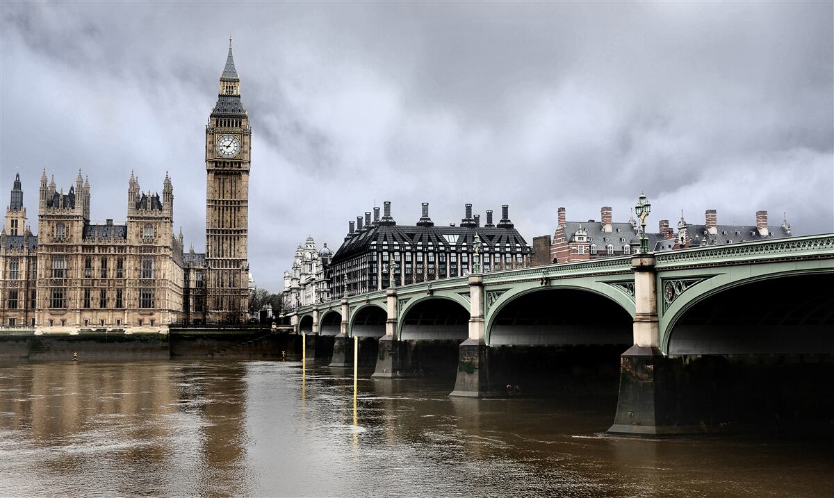 Fototapeta most nad Tamizą w Londynie