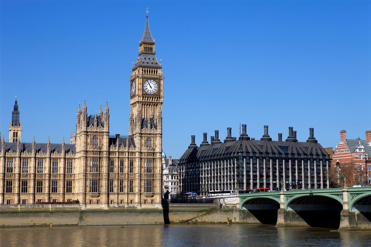 Fototapeta Parlament i Big Ben Anglia