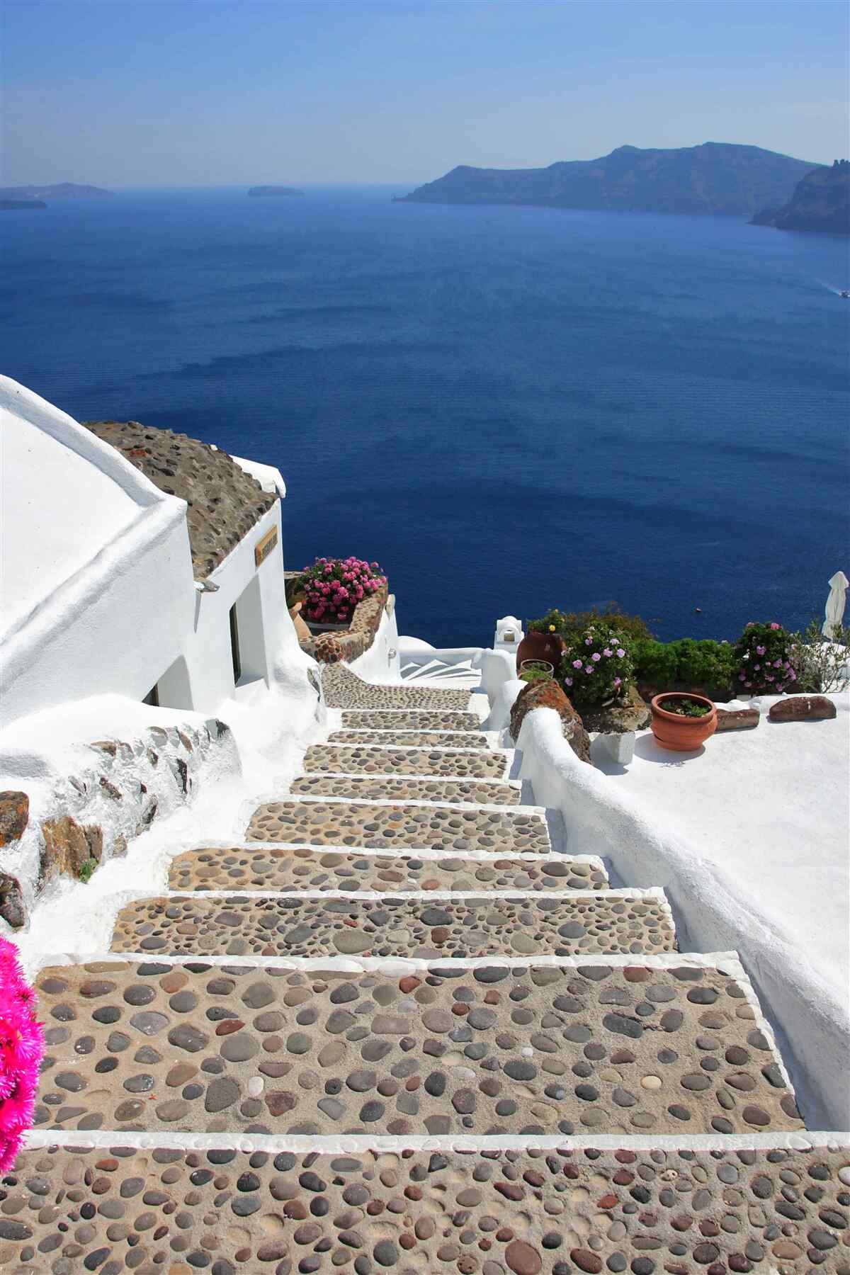Fototapeta kroki do morza i nabrzeża Grecia