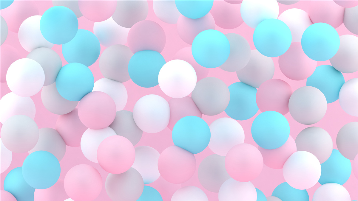 Fototapeta kolorowe balony w basenie