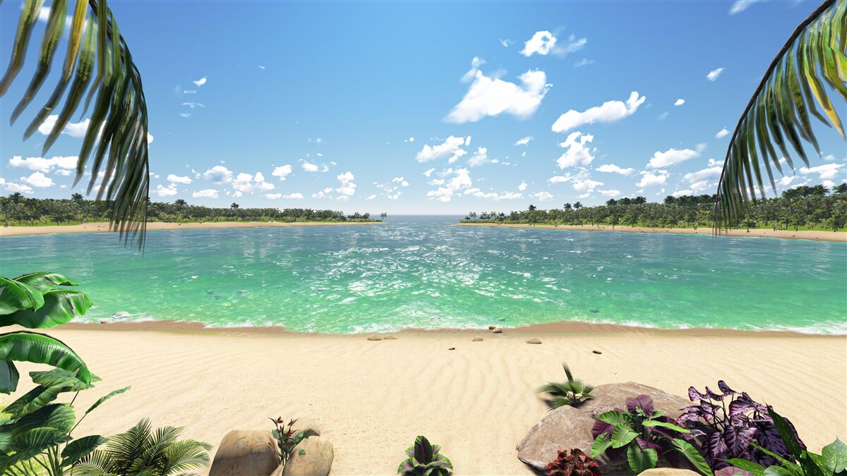 Fototapeta piaszczysta plaża na Lazurowym Wybrzeżu