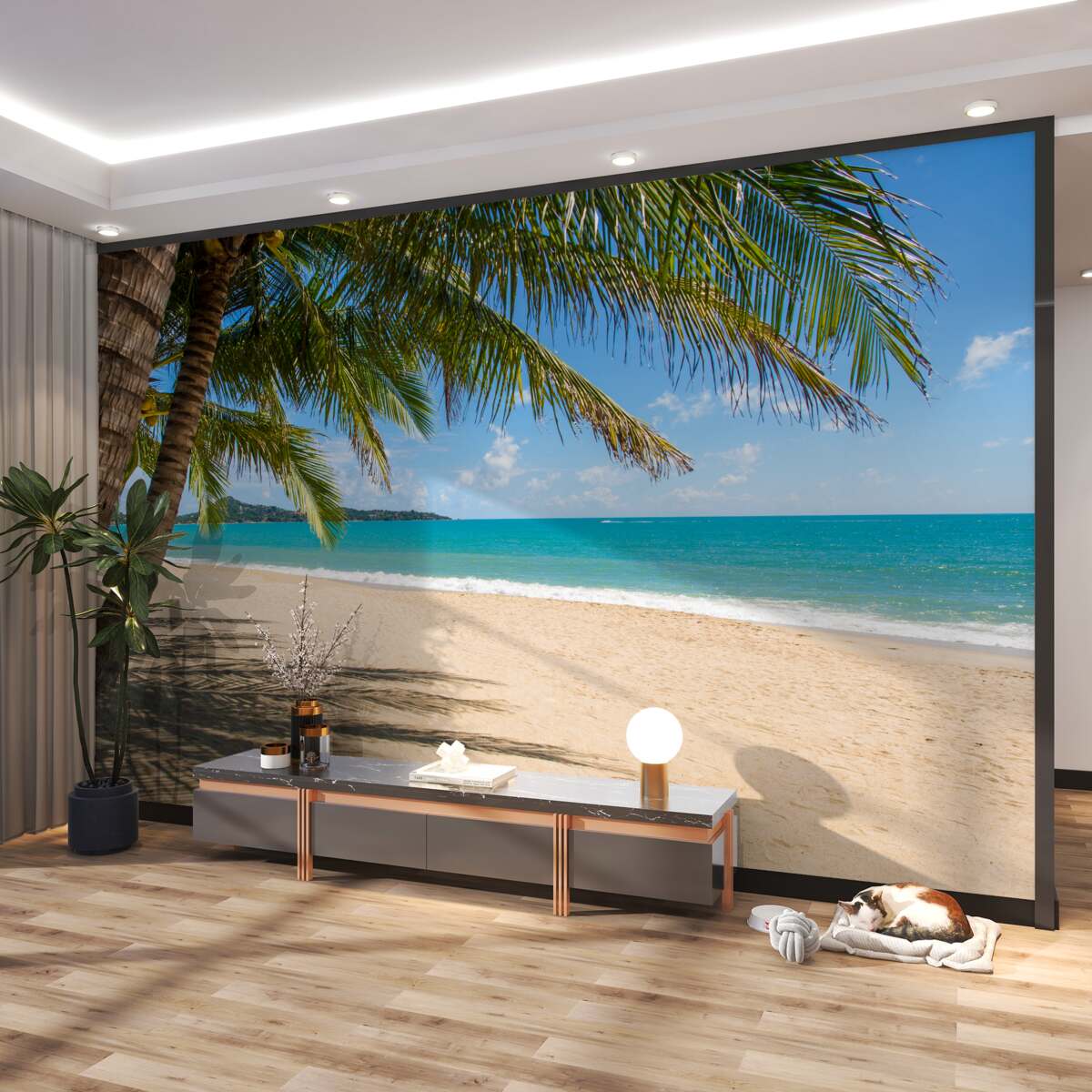Fototapeta idealna plaża bez ludzi