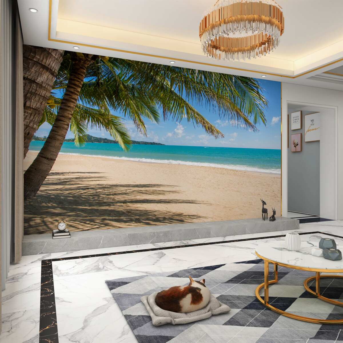 Fototapeta idealna plaża bez ludzi