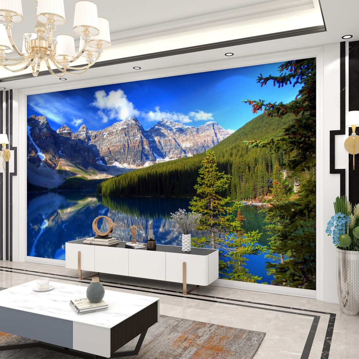 Fototapeta Jezioro Louise w Banff