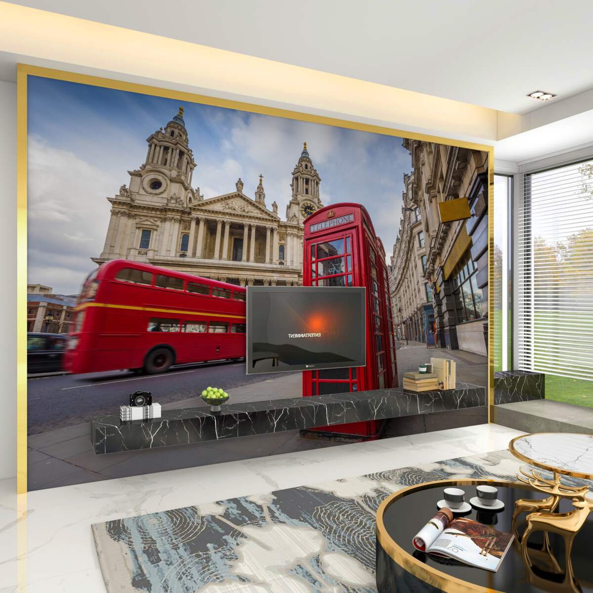 Fototapeta Szczegóły i atrakcje Londynu