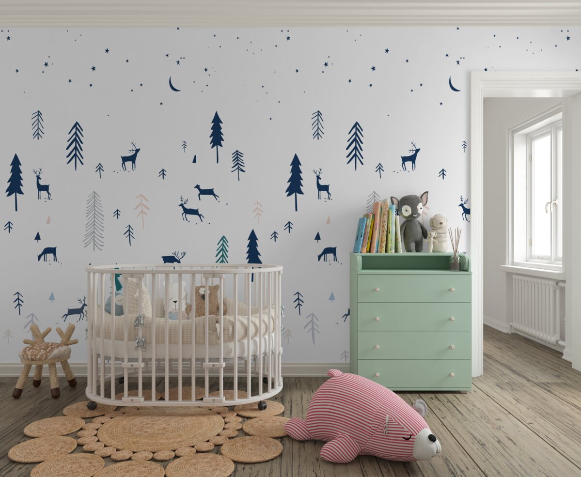 Fototapeta Minimalistyczna tapeta dla dzieci