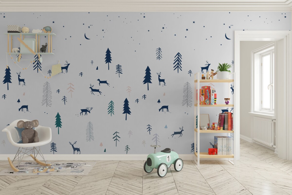 Fototapeta Minimalistyczna tapeta dla dzieci