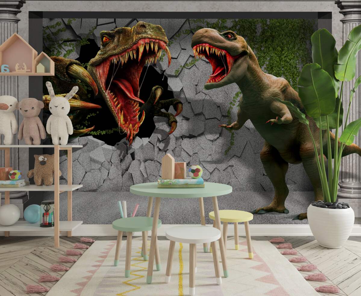 Fototapeta Dinozaury są wściekłe