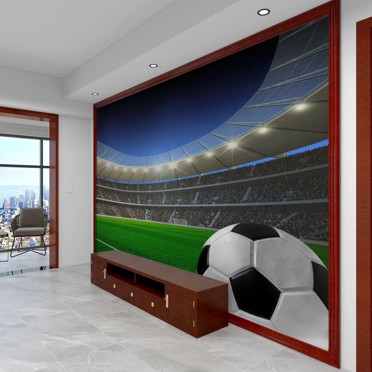 Fototapeta Arena piłkarska i piłkarska