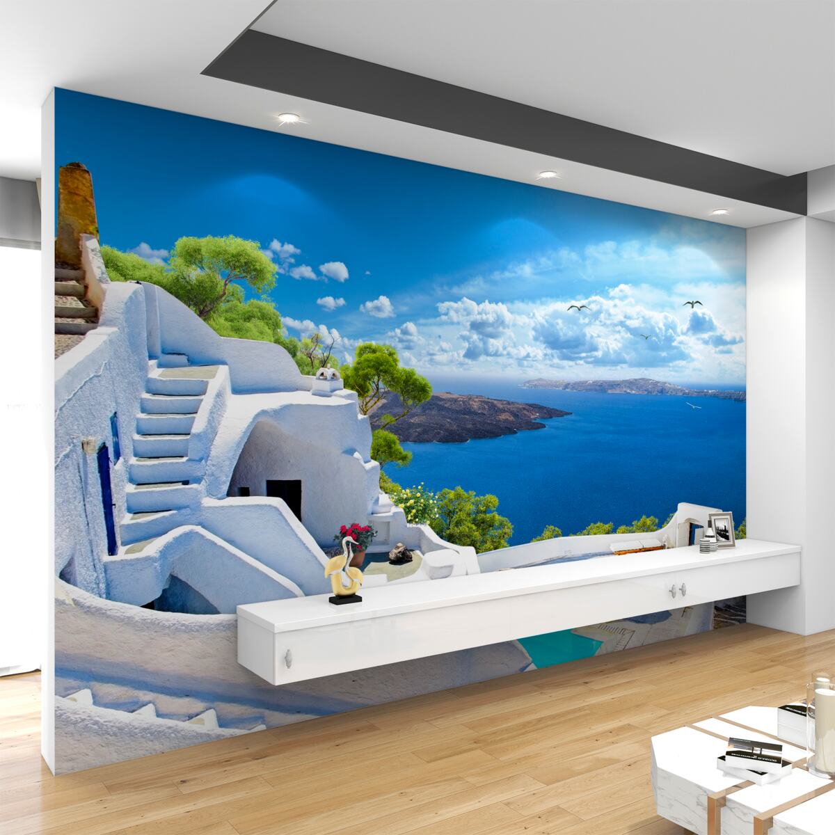 Fototapeta grecka wyspa santorini