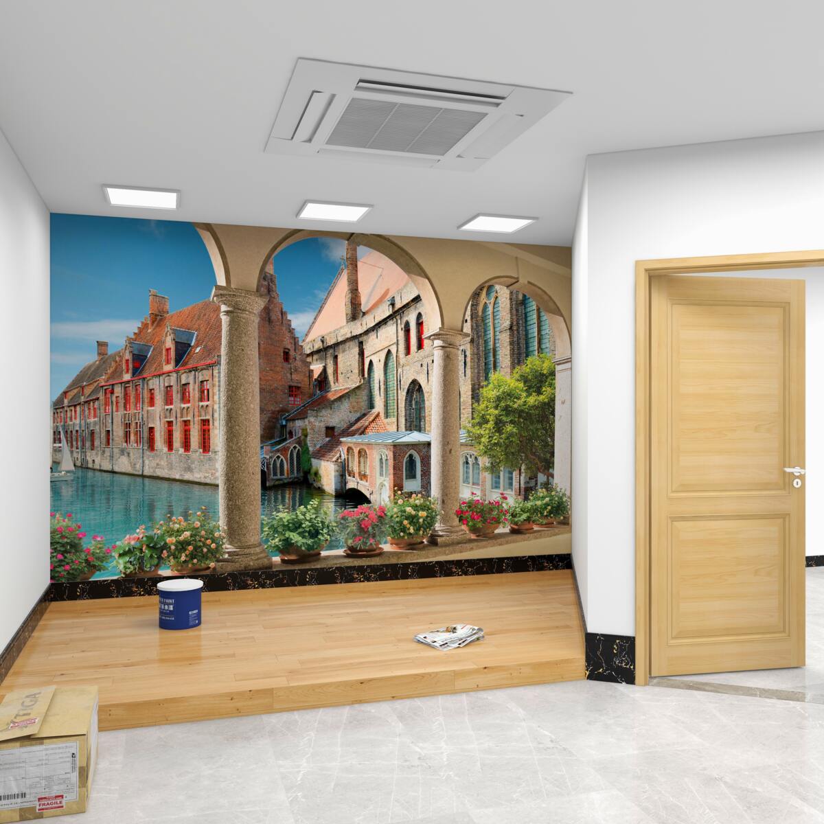Fototapeta taras w Wenecji