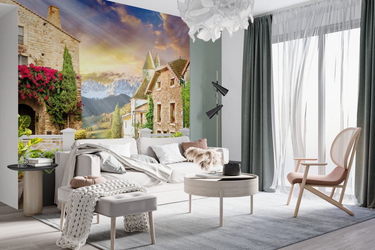 Fototapeta taras w Prowansji
