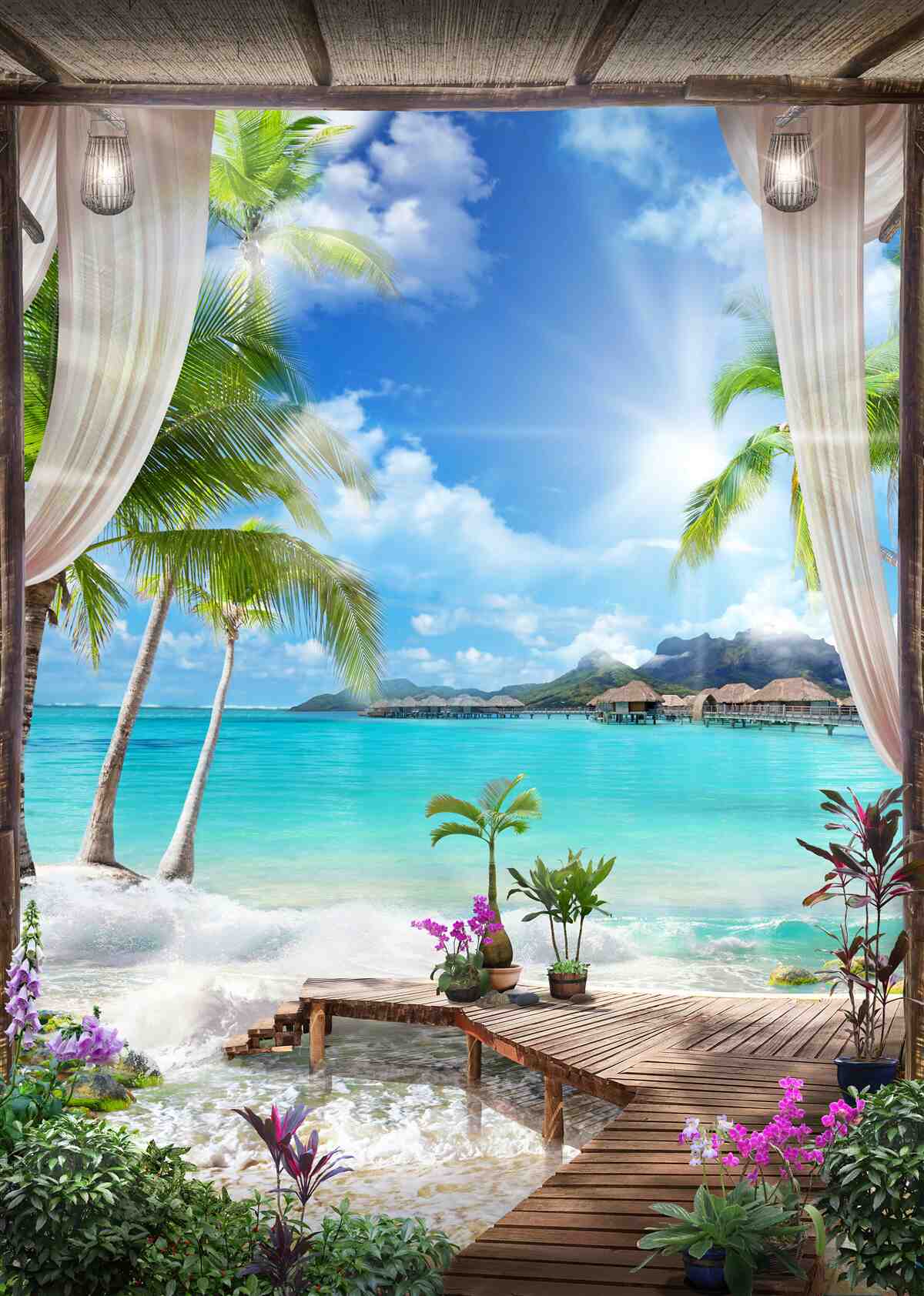 Fototapeta piękne tło plaży