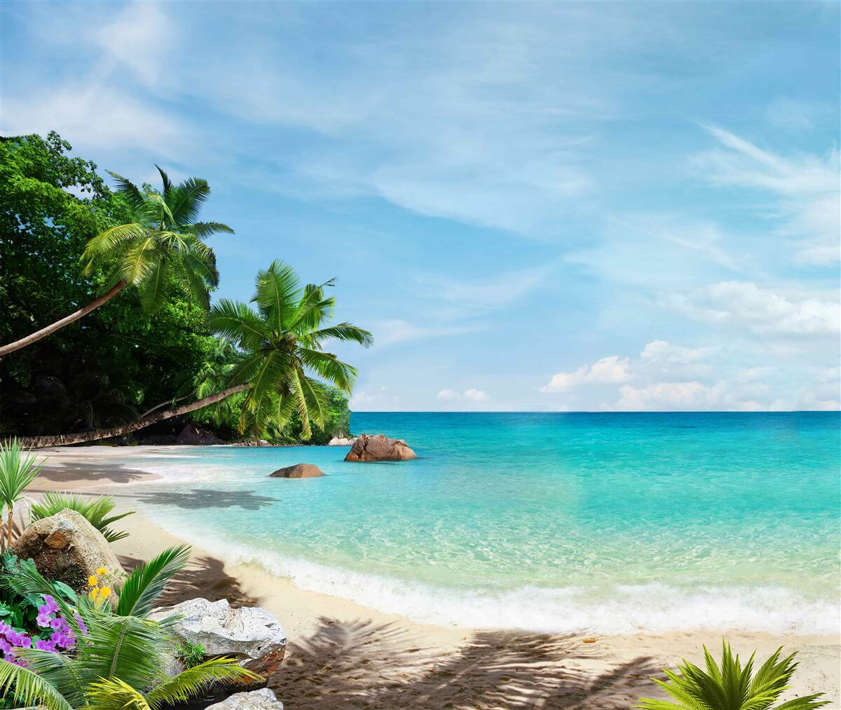 Fototapeta piaszczysta plaża i morze