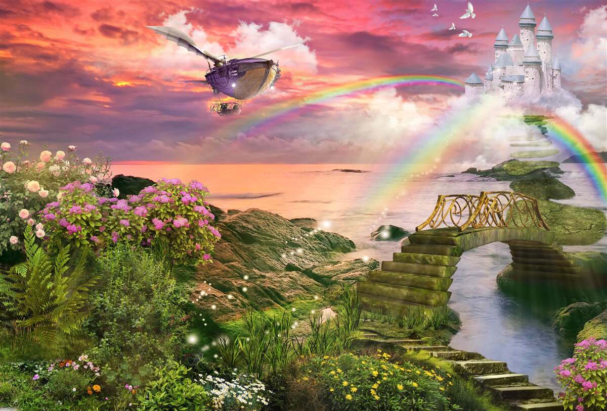 Fototapeta fantastyczny świat marzeń