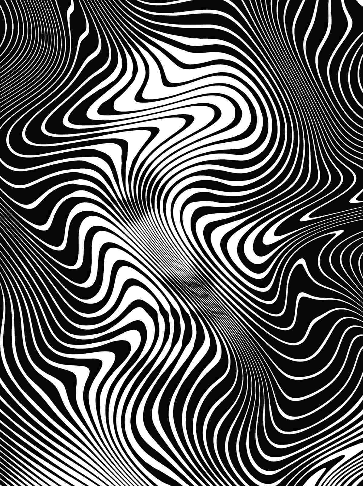 Fototapeta portret dziewczyny pod abstrakcyjnymi liniami