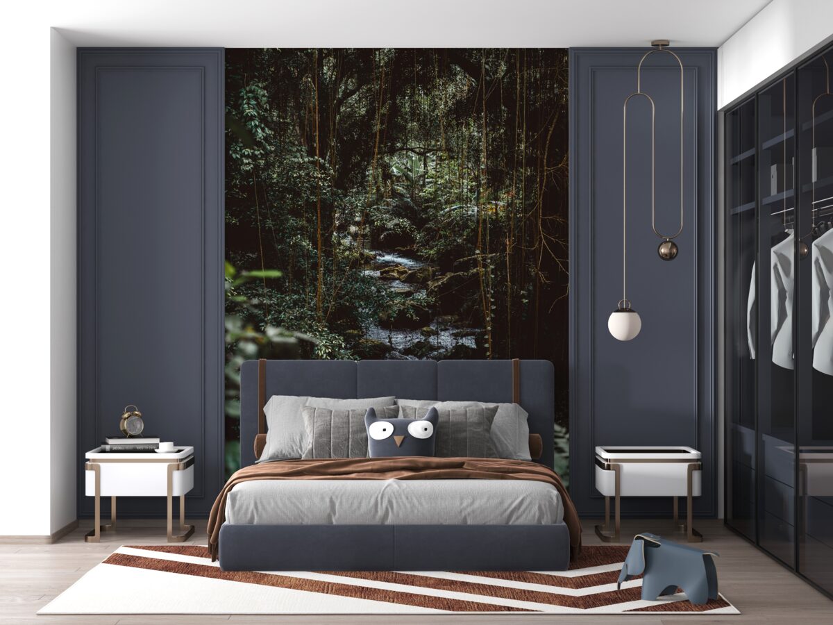 Fototapeta rzeka w lesie