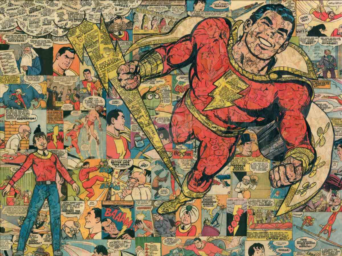 Fototapeta Fragmenty komiksów