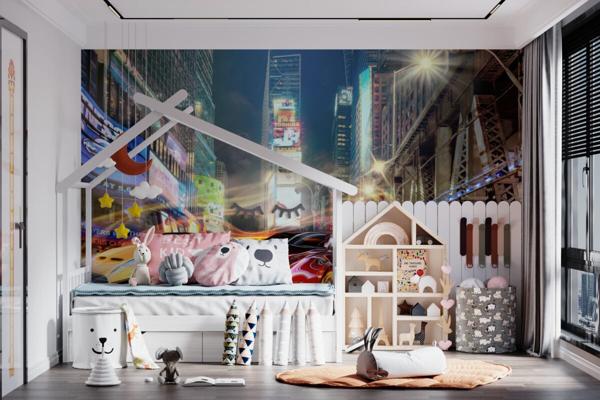 Fototapeta Samochody sportowe na ulicach metropolii