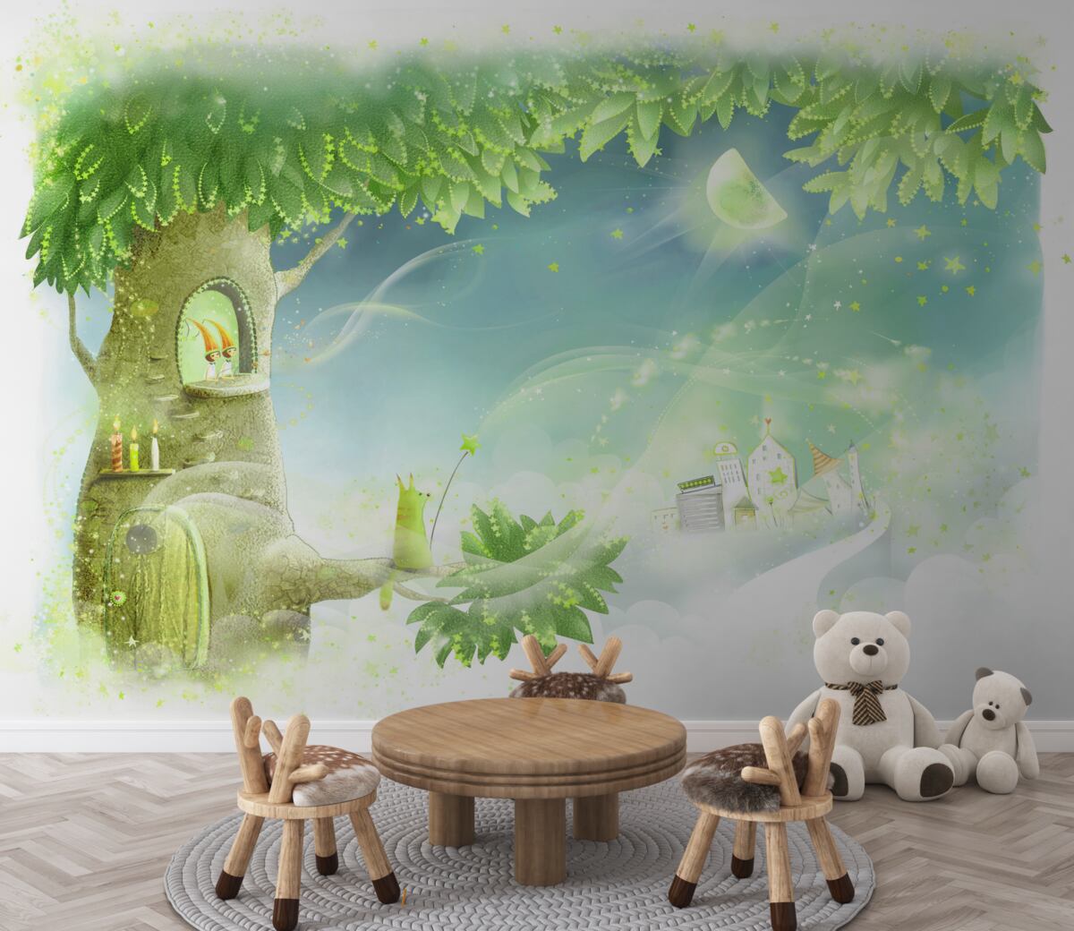 Fototapeta domek na drzewie dla zwierząt