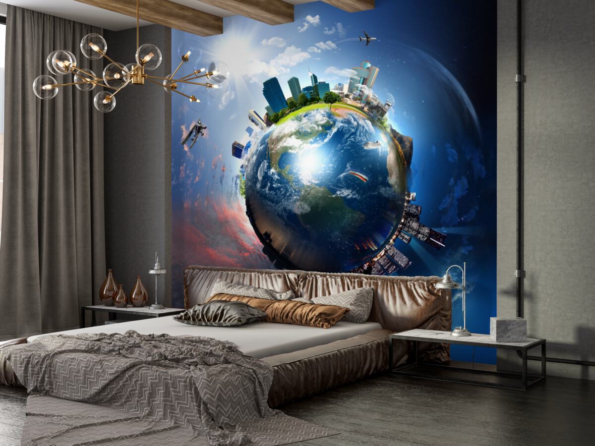 Fototapeta Planeta Ziemia z ciekawej perspektywy