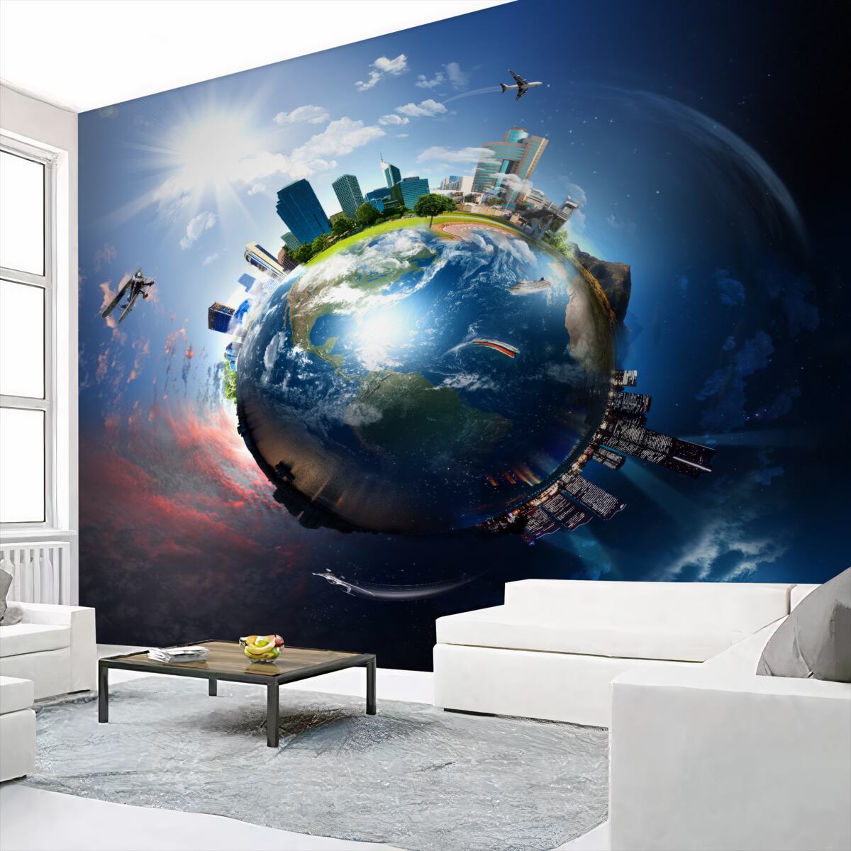 Fototapeta Planeta Ziemia z ciekawej perspektywy